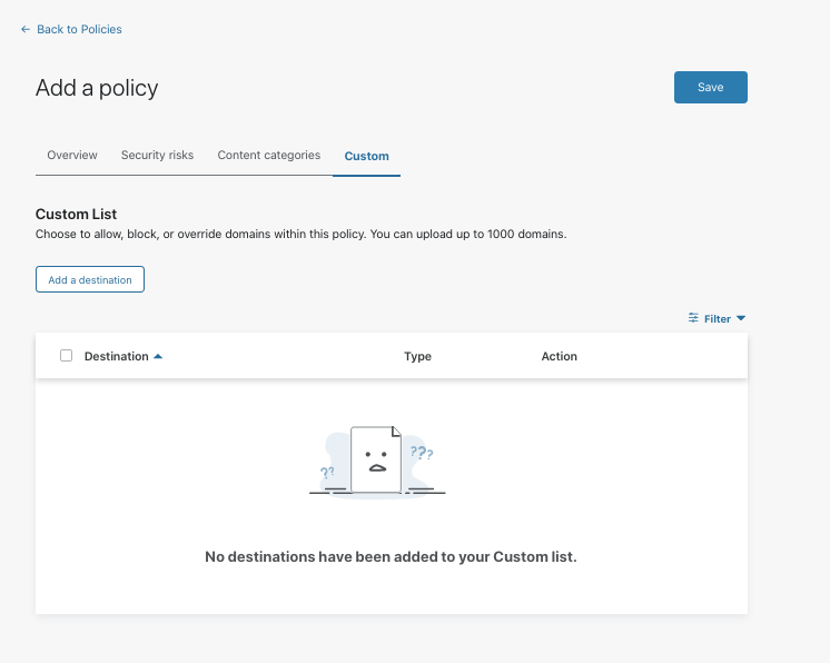 Cloudflare Gateway Policies